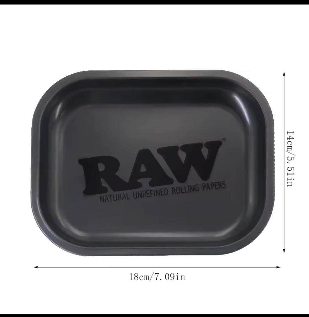 All Black Raw Tray