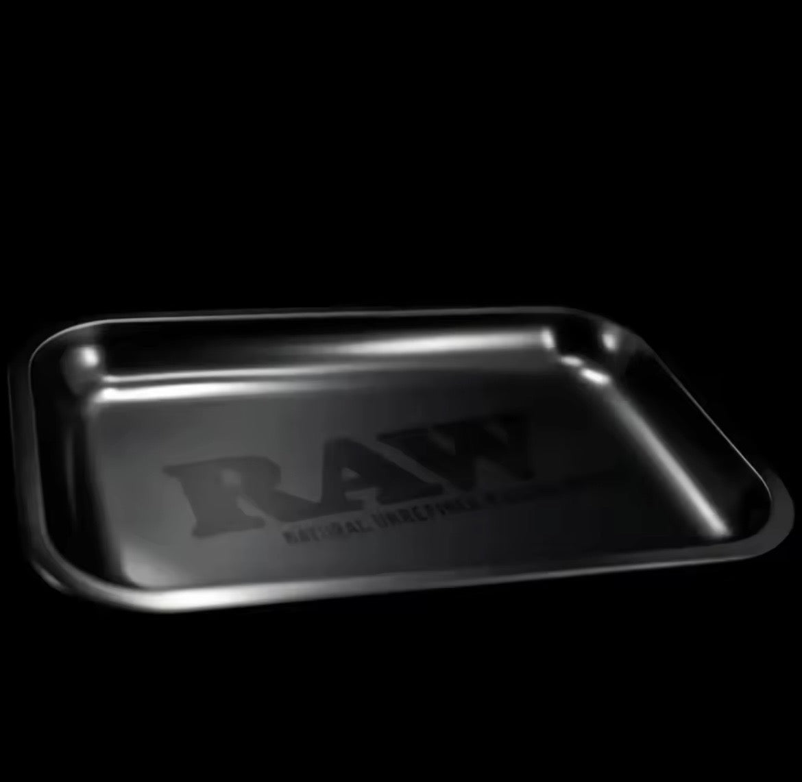 All Black Raw Tray