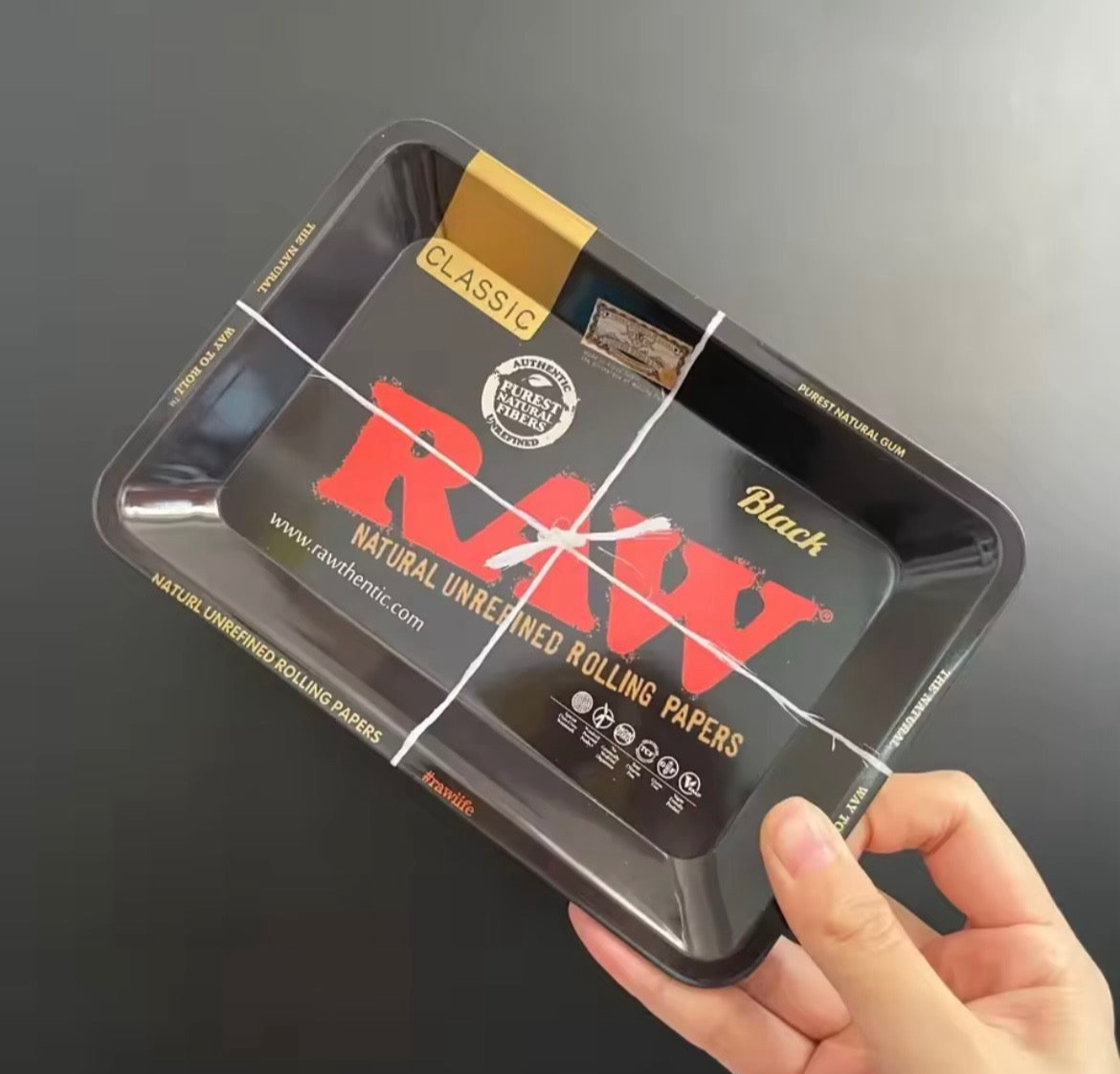 Classic Black Raw Tray